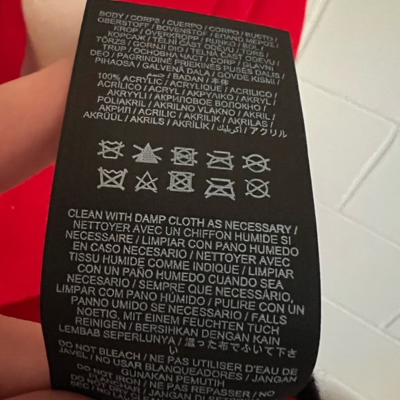 💥$5 SALE💥HURLEY red scarf with black stripes ⭐️ UNISEX - Picture 4 of 4